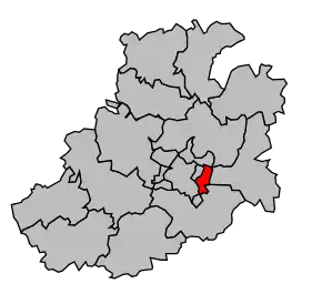 Cantonul Amiens 4e (Est) în cadrul arondismentului