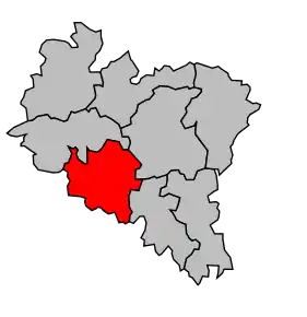 Cantonul Chaulnes în cadrul arondismentului