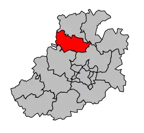 Cantonul Domart-en-Ponthieu în cadrul arondismentului