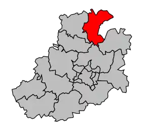 Cantonul Doullens în cadrul arondismentului