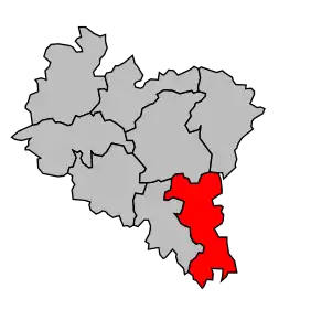 Cantonul Ham în cadrul arondismentului