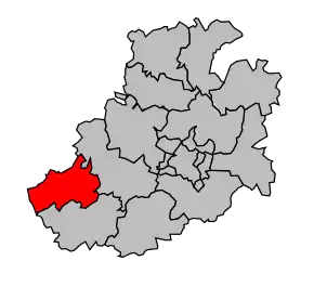 Cantonul Hornoy-le-Bourg în cadrul arondismentului