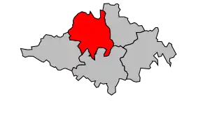 Cantonul Moreuil în cadrul arondismentului