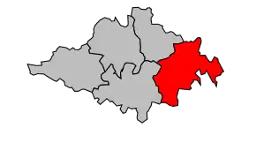 Cantonul Roye în cadrul arondismentului