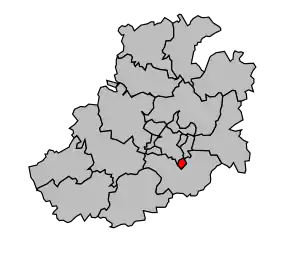 Cantonul Amiens 5e (Sud-Est) în cadrul arondismentului