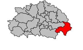 Cantonul Alban în cadrul arondismentului