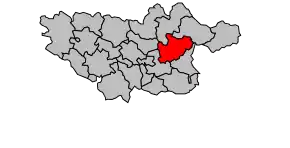 Cantonul Brassac în cadrul arondismentului