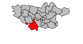 Cantonul Dourgne în cadrul arondismentului