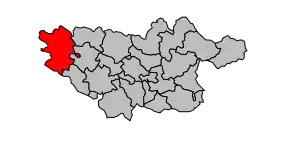 Cantonul Lavaur în cadrul arondismentului