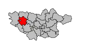 Cantonul Saint-Paul-Cap-de-Joux în cadrul arondismentului