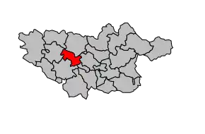 Cantonul Vielmur-sur-Agout în cadrul arondismentului