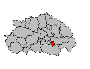 Cantonul Albi-Est în cadrul arondismentului