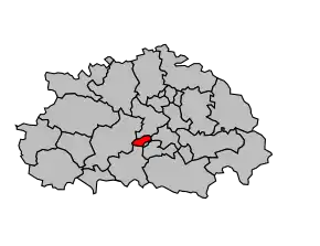 Cantonul Albi-Ouest în cadrul arondismentului