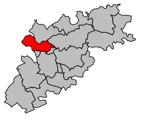 Cantonul Lafrançaise în cadrul arondismentului