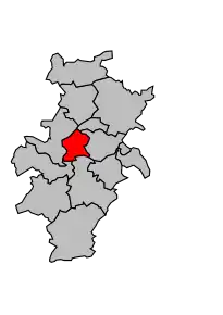 Cantonul Moissac-1 în cadrul arondismentului