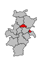 Cantonul Moissac-2 în cadrul arondismentului