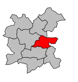 Cantonul Cotignac în cadrul arondismentului