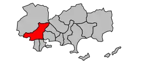 Cantonul Ollioules în cadrul arondismentului