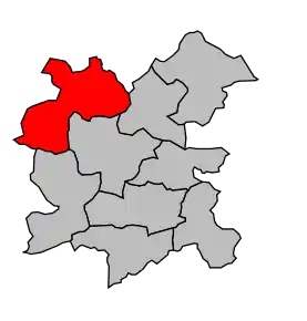 Cantonul Rians în cadrul arondismentului