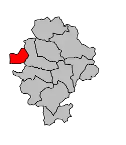 Cantonul Salernes în cadrul arondismentului