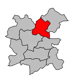 Cantonul Tavernes în cadrul arondismentului