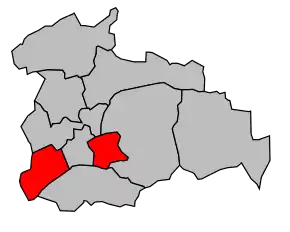 Cantonul Carpentras-Sud în cadrul arondismentului