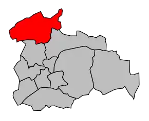 Cantonul Vaison-la-Romaine în cadrul arondismentului