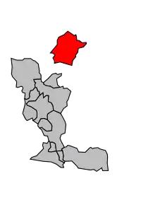 Cantonul Valréas în cadrul arondismentului