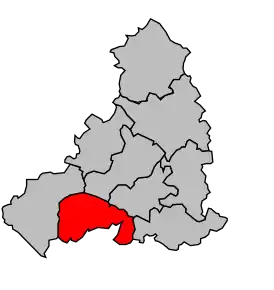 Cantonul Chaillé-les-Marais în cadrul arondismentului