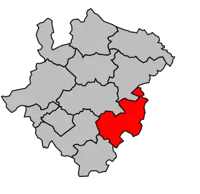 Cantonul Chantonnay în cadrul arondismentului