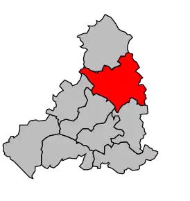 Cantonul La Châtaigneraie în cadrul arondismentului