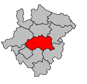 Cantonul Les Essarts în cadrul arondismentului