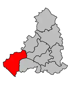 Cantonul Luçon în cadrul arondismentului