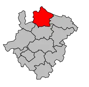 Cantonul Montaigu în cadrul arondismentului