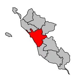 Cantonul Saint-Gilles-Croix-de-Vie în cadrul arondismentului