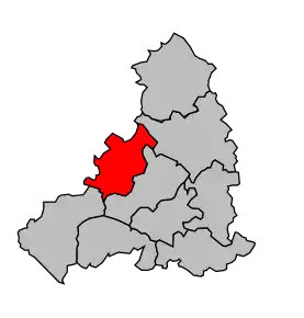 Cantonul Sainte-Hermine în cadrul arondismentului