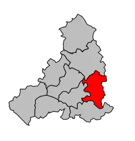 Cantonul Saint-Hilaire-des-Loges în cadrul arondismentului