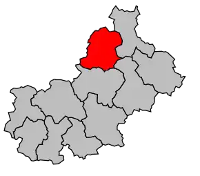 Cantonul Chauvigny în cadrul arondismentului