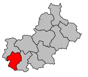 Cantonul Civray în cadrul arondismentului