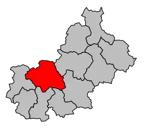 Cantonul Gençay în cadrul arondismentului