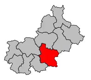 Cantonul L'Isle-Jourdain (Vienne) în cadrul arondismentului