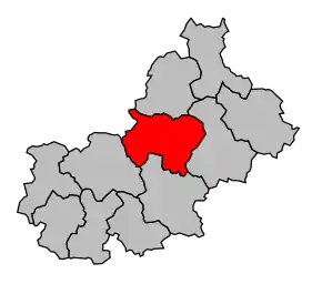 Cantonul Lussac-les-Châteaux în cadrul arondismentului