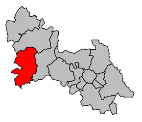 Cantonul Moncontour (Vienne) în cadrul arondismentului