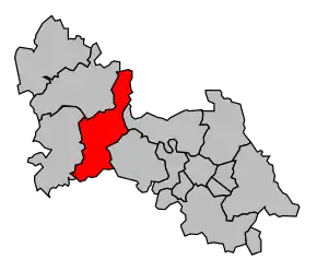 Cantonul Monts-sur-Guesnes în cadrul arondismentului