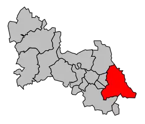 Cantonul Pleumartin în cadrul arondismentului