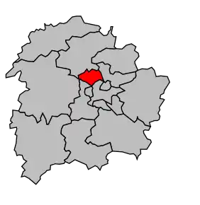 Cantonul Poitiers-1 în cadrul arondismentului