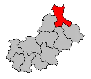 Cantonul Saint-Savin (Vienne) în cadrul arondismentului