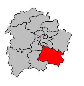 Cantonul La Villedieu-du-Clain în cadrul arondismentului