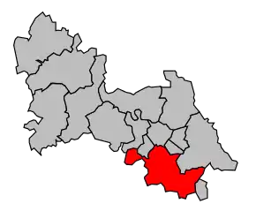 Cantonul Vouneuil-sur-Vienne în cadrul arondismentului