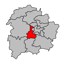 Cantonul Poitiers-5 în cadrul arondismentului